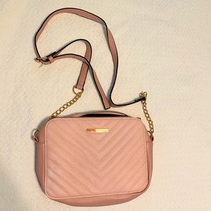 Rose Pink Shoulder Strap Purse